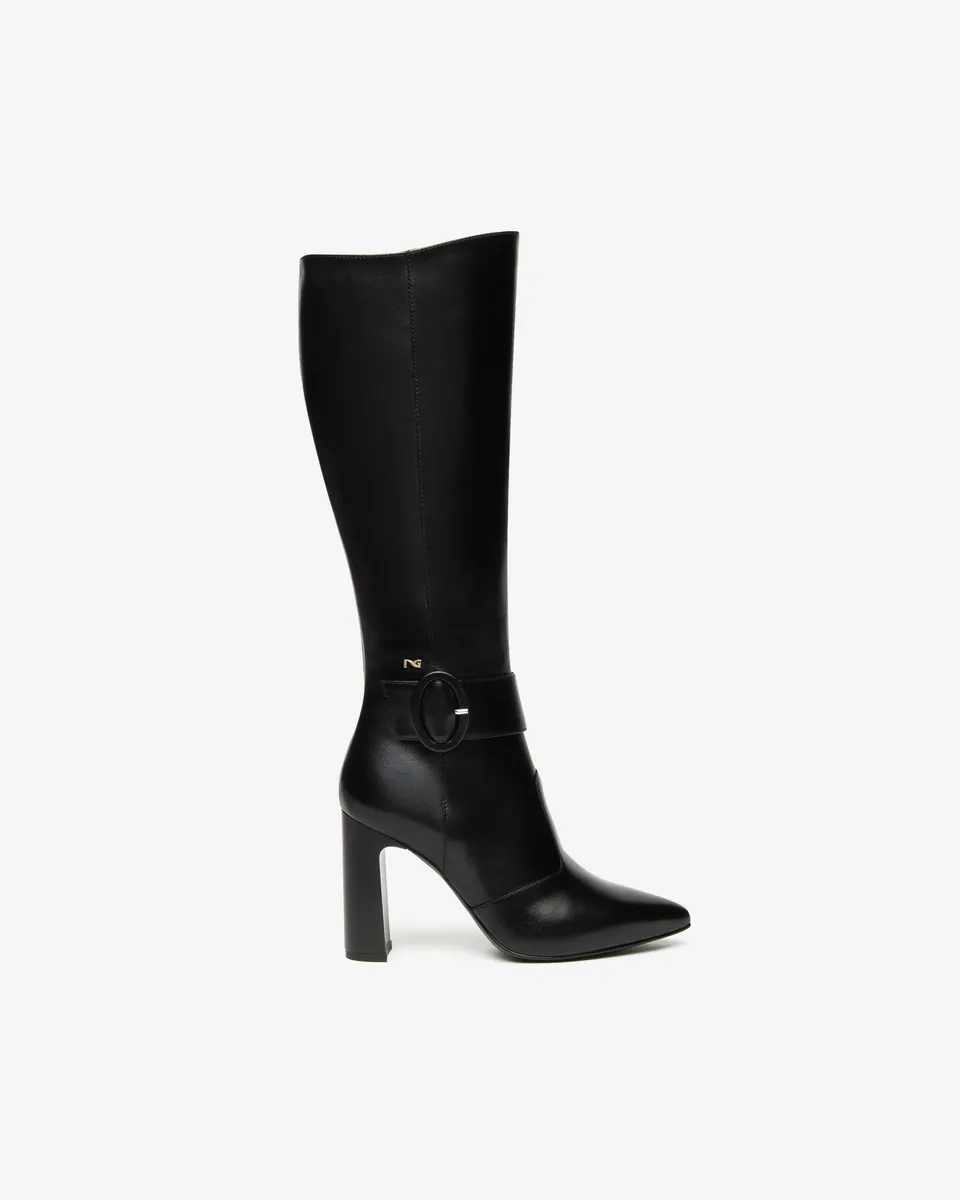Nero Giardini Boots bottes cuir femme talon 95 mm
