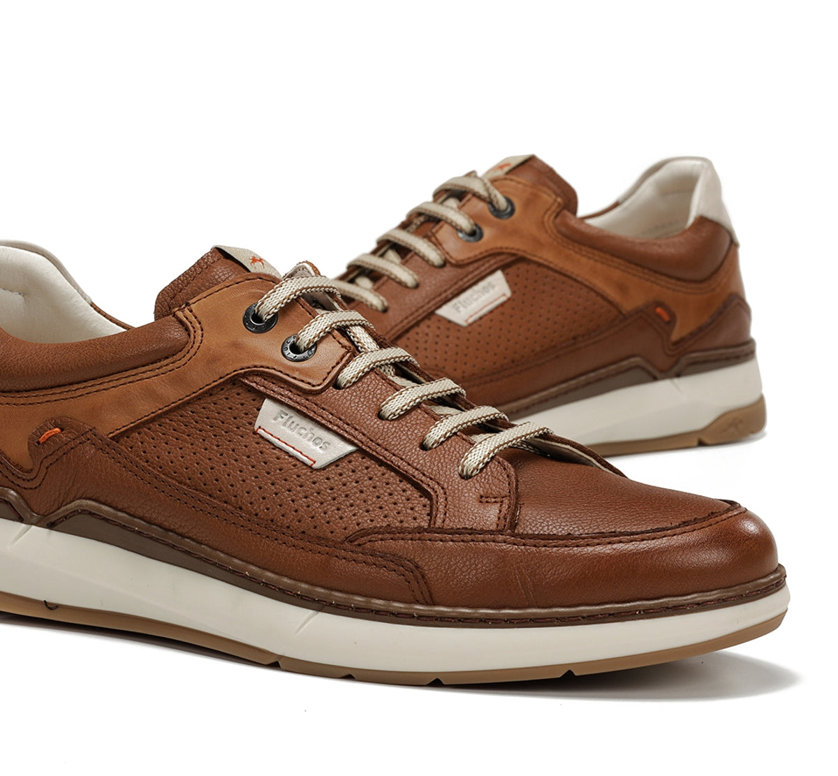 Fluchos Jeff F2357 basket homme marron lacets