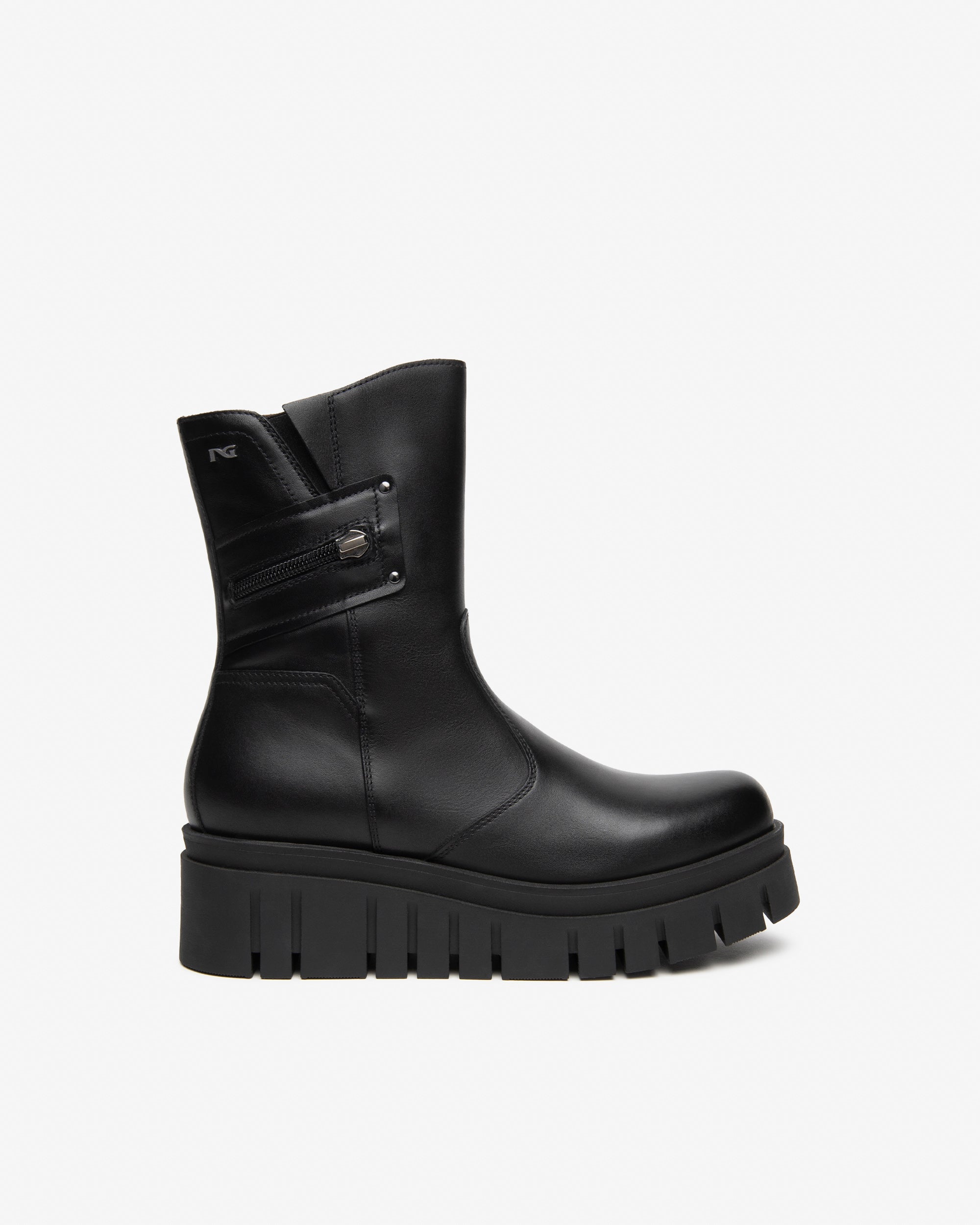 Nero Giardini bottines cuir femme plateforme 55 mm