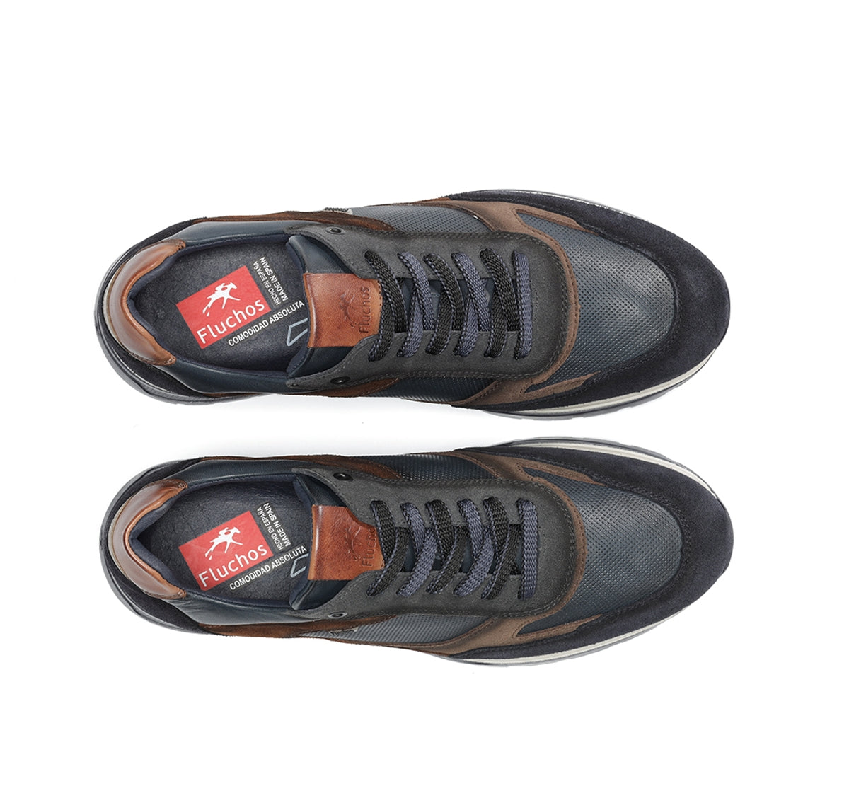 Fluchos Louis F1959 baskets homme bleu