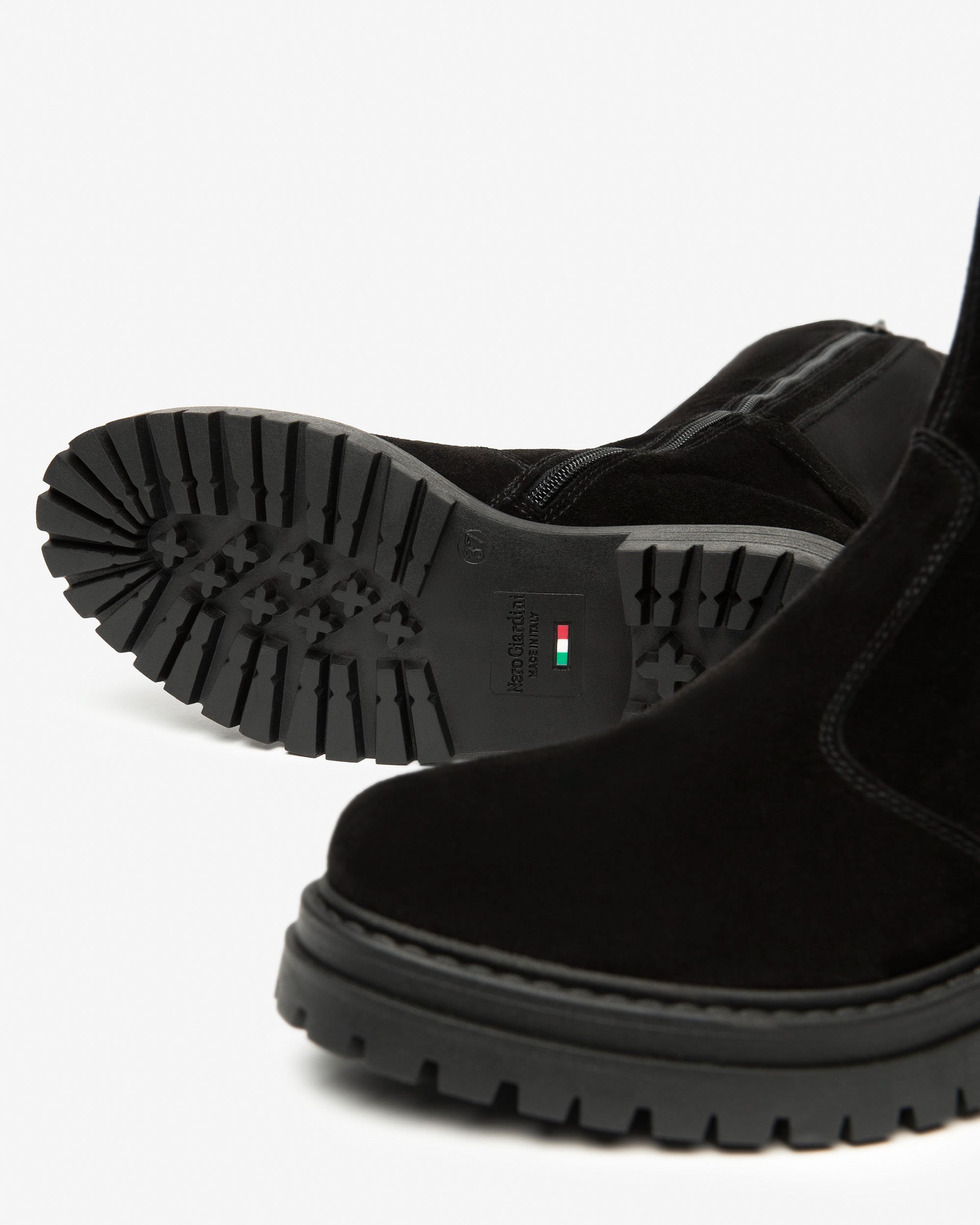 Nero Giardini Boots Femme 38 Daim Tissu Technique