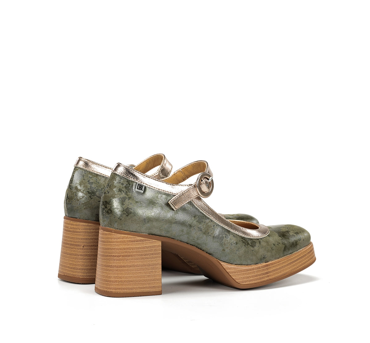 Dorking Cristel D9661 sandales femme vert plateforme