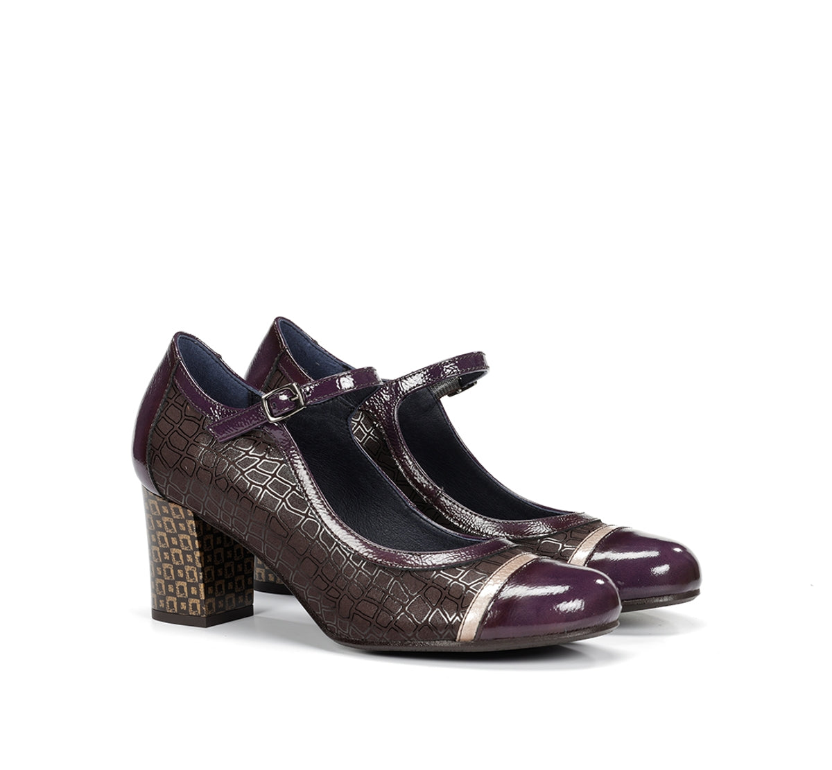 Dorking by Fluchos RODIN D8669 chaussures femme marron boucle
