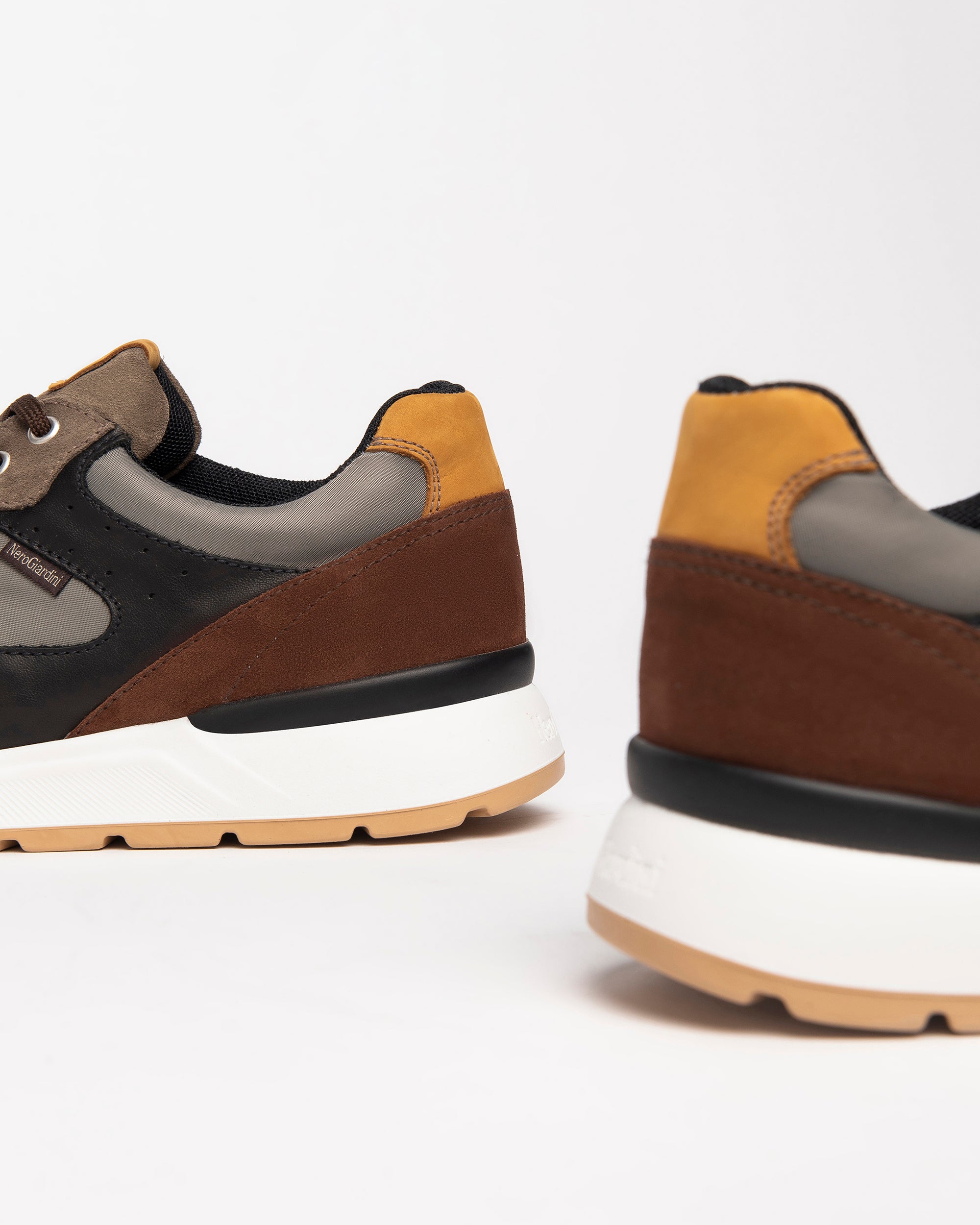 Nero Giardini Sneakers baskets daim cuir homme hiver