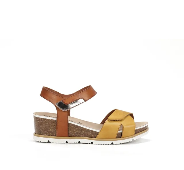 Dorking by Fluchos Gold D9512 sandales jaune femme