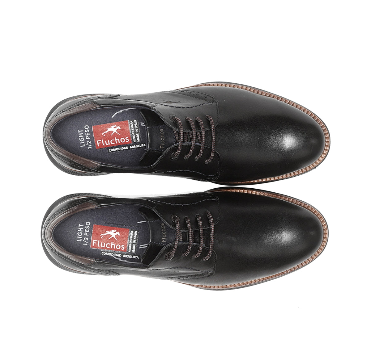Fluchos William F1351 derbies noir homme cuir