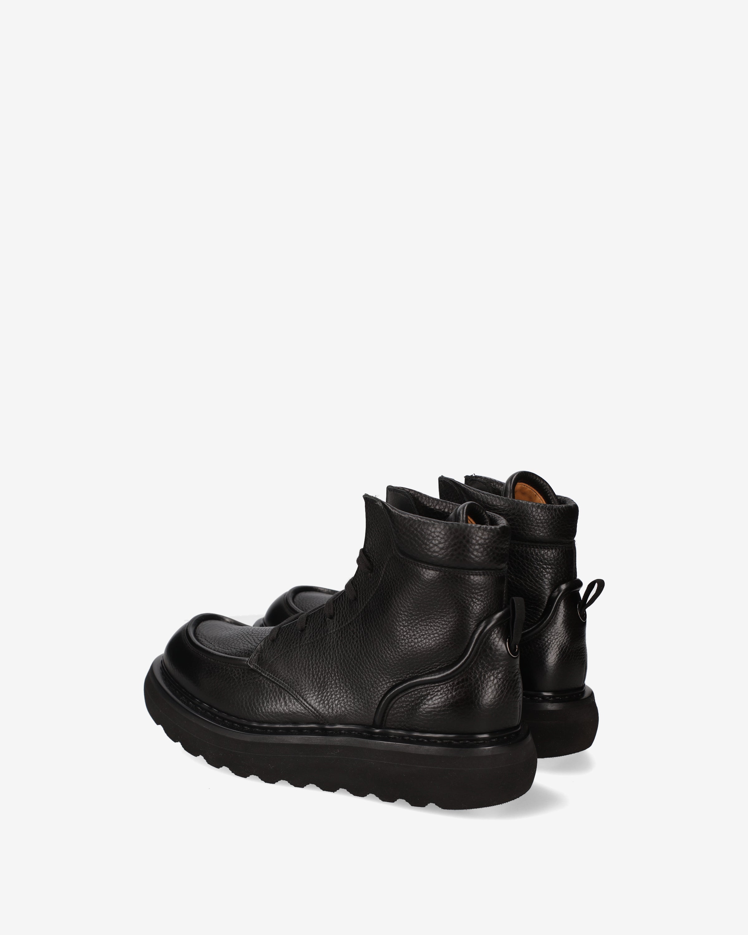 Premiata Boots bottines cuir noir lacets homme