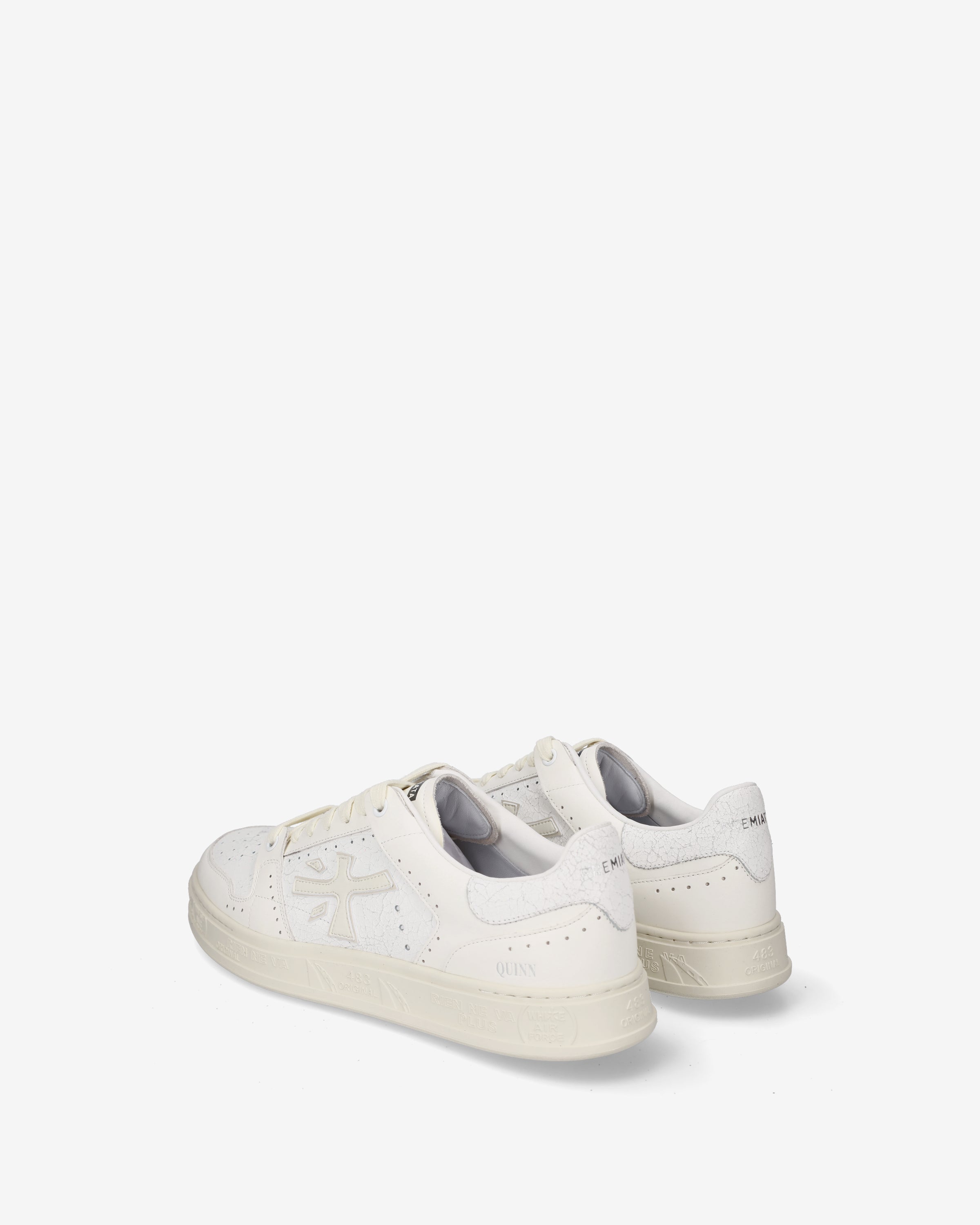 Premiata Quinn 8649 baskets homme blanc crème