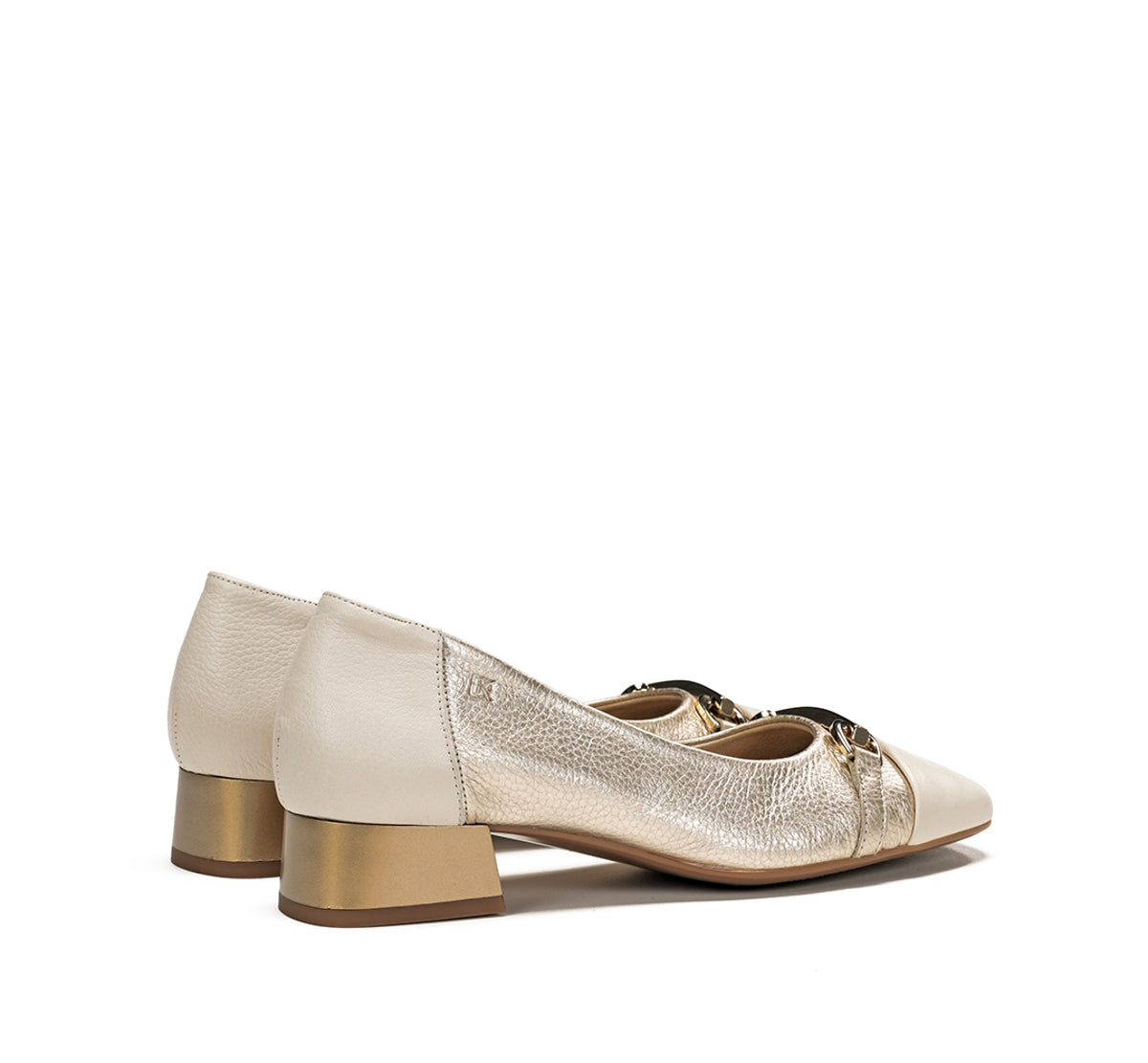 Dorking by Fluchos Gia D9304 mocassin doré à talon