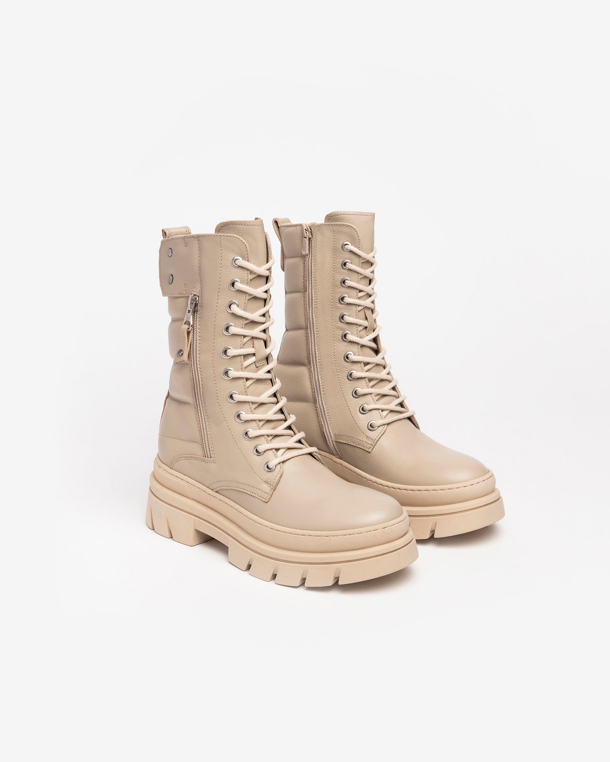 Nero Giardini Combat Boots rangers cuir femme 38