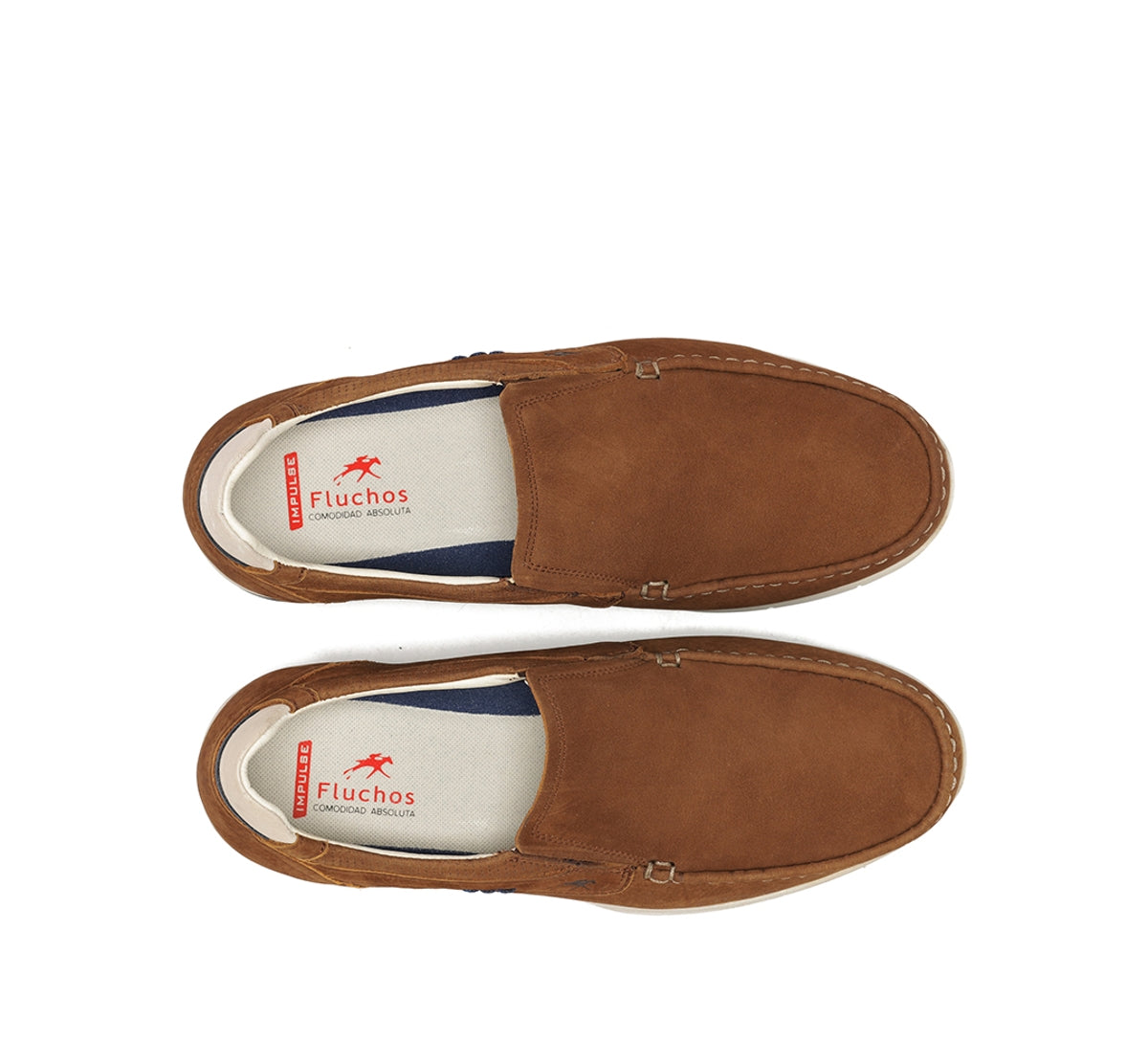 Fluchos Yannic F1696 Slip On Marron Homme Cuir