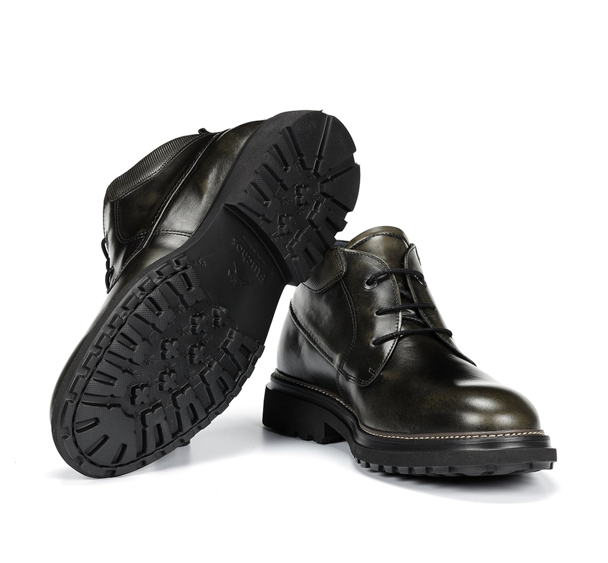 Fluchos Lincon F2055 Bottines Vert Homme Cuir