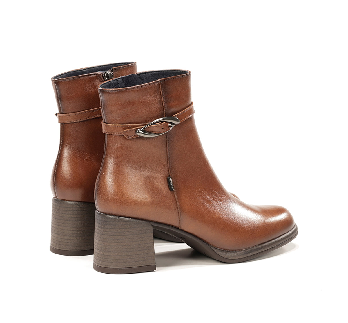 Dorking Frixe D9816 bottine femme marron talon léger