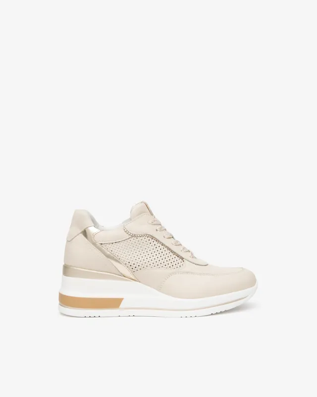 Nero Giardini Sneakers baskets femme cuir tissu 38