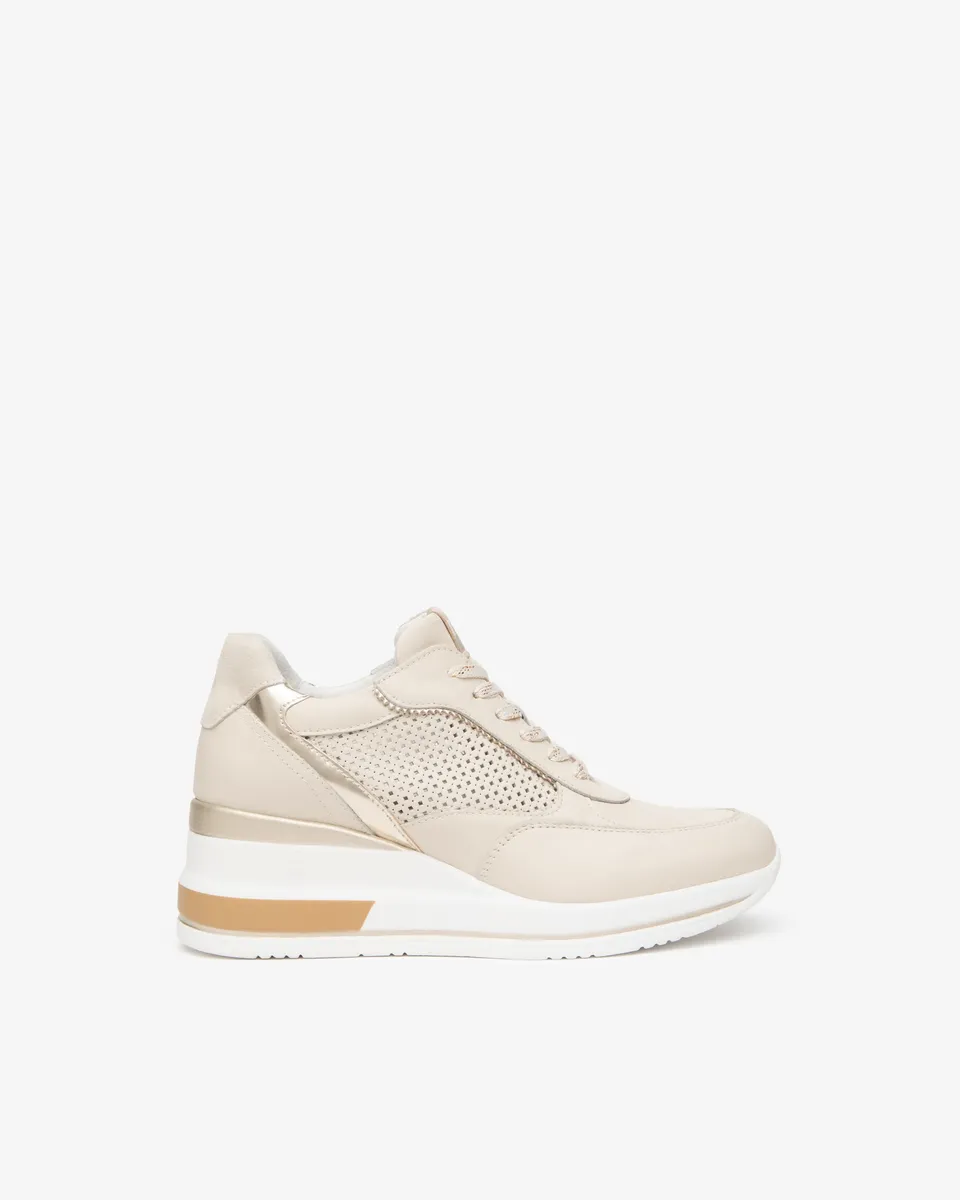 Nero Giardini Sneakers baskets femme cuir tissu 38