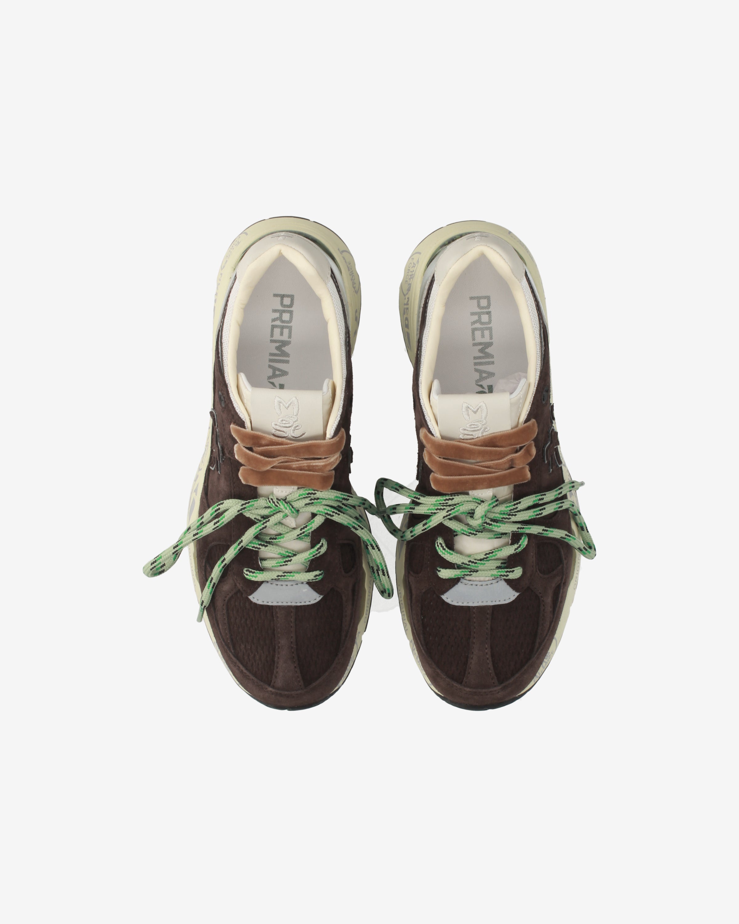 Premiata Mased 8596L sneakers femme marron olive