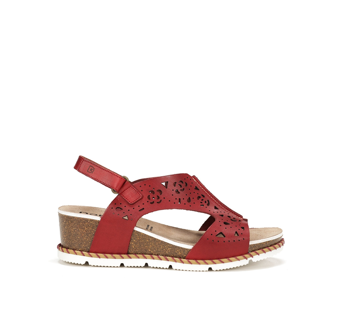 Dorking by Fluchos Gold D9319 sandales compensées rouges