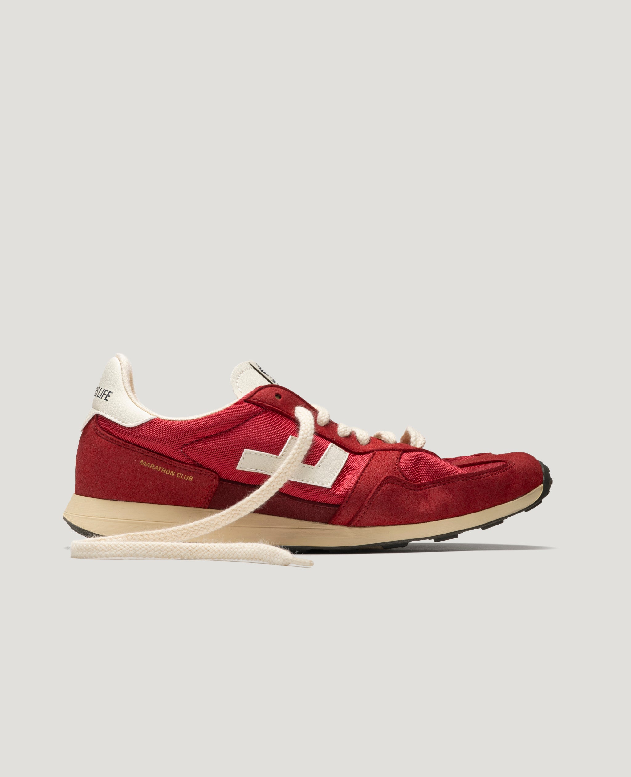 Flamingos Life Marathon Club Scarlet sneakers vegan rouge