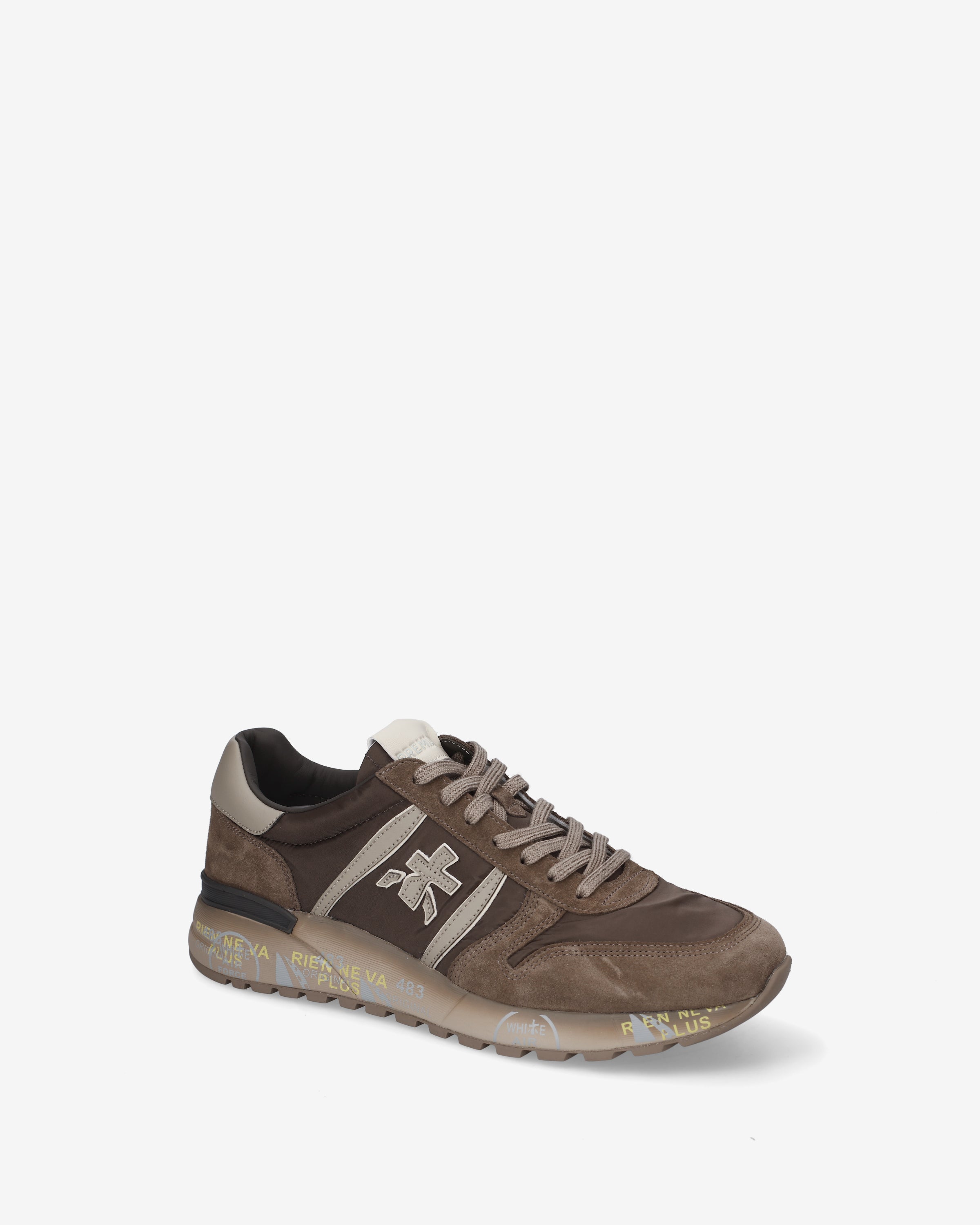 Premiata Lander 8410 sneakers homme nylon marron