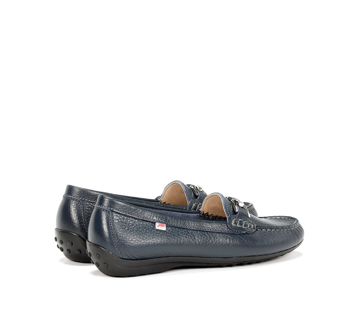 Fluchos Bruni F0804 mocassin bleu femme cuir