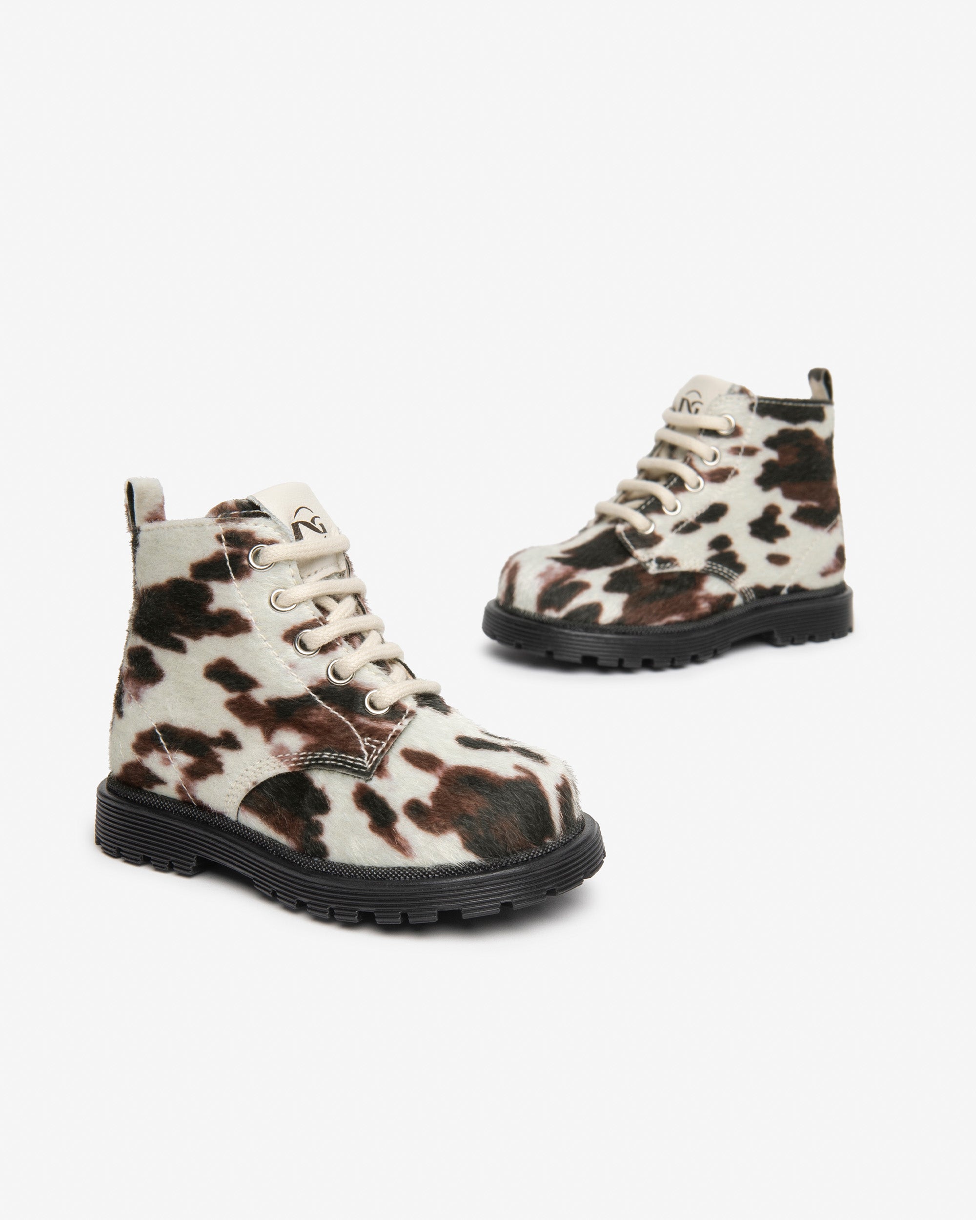 Nero Giardini Combat Boots bottines fille imprimé animal