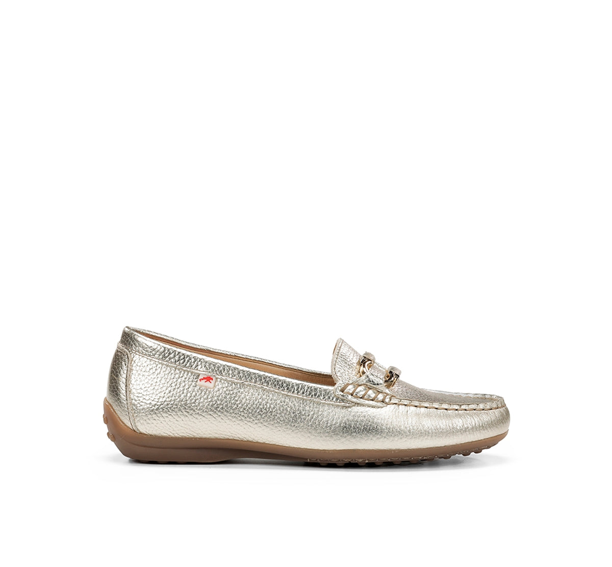 Fluchos Bruni F2156 mocassins doré femme cuir