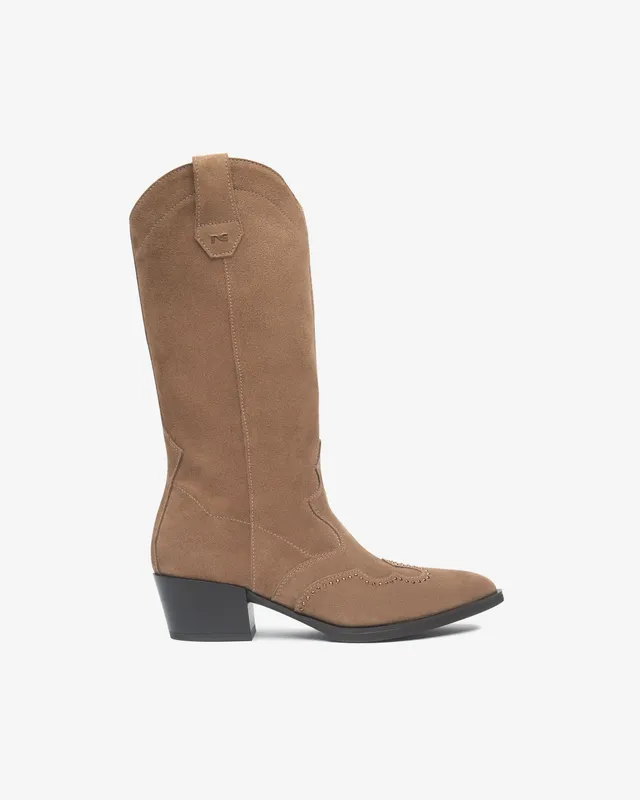 Nero Giardini Boots Bottes Daim Femme Santiags 50 mm