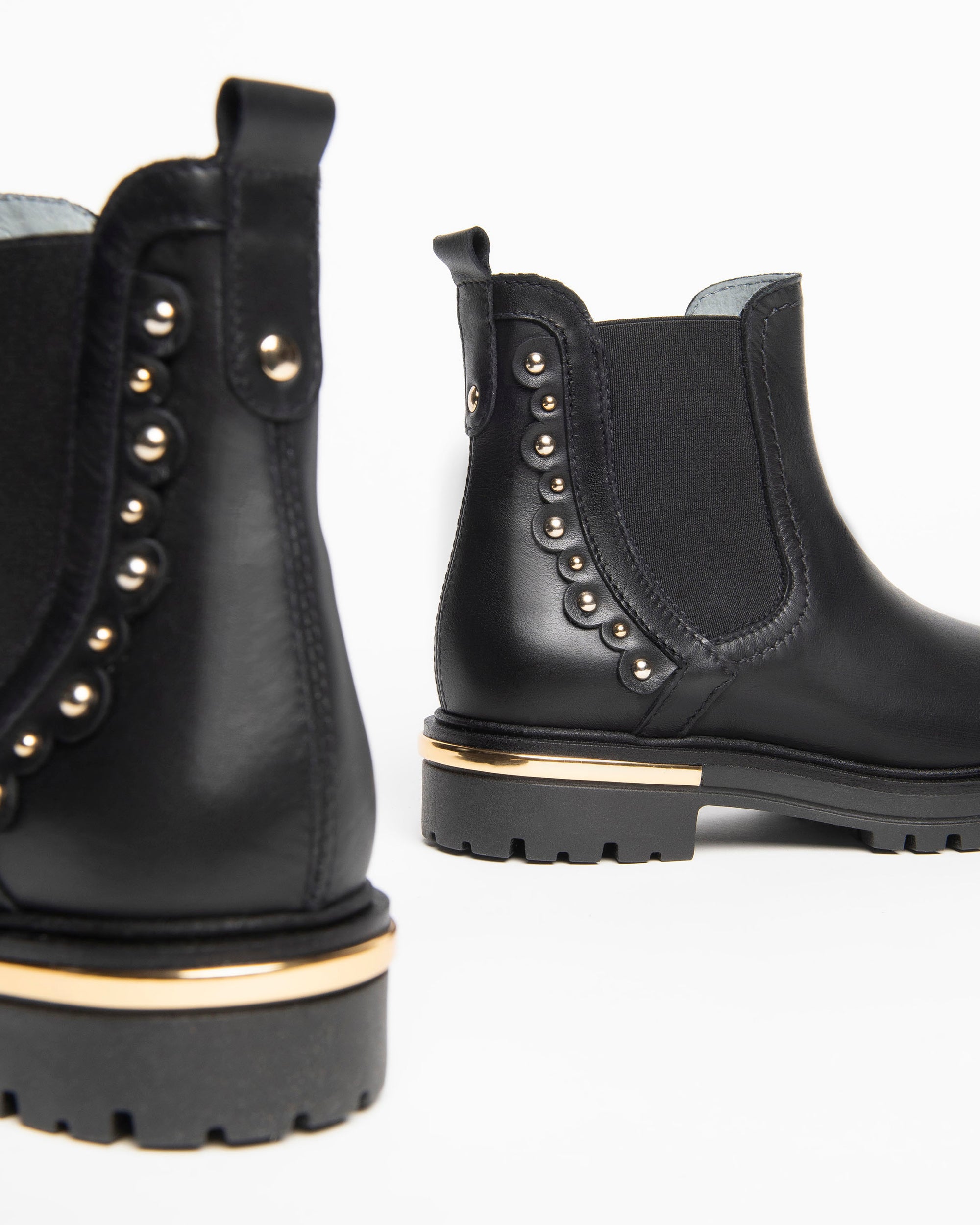 Nero Giardini Ankle Boots bottines fille cuir chelsea clous