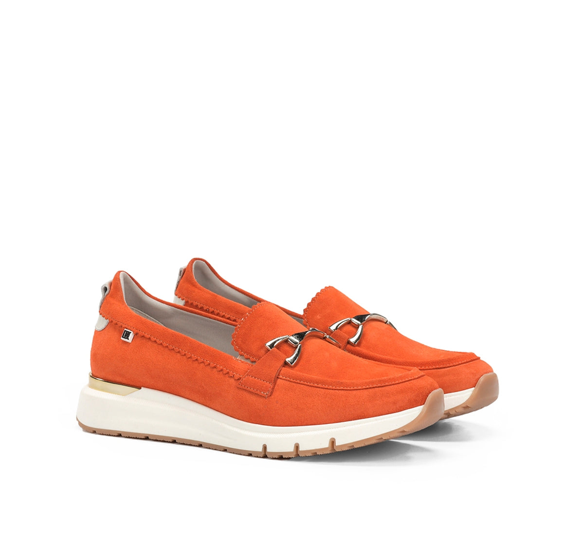 Dorking by Fluchos Serena D9047 mocassin orange sport femme