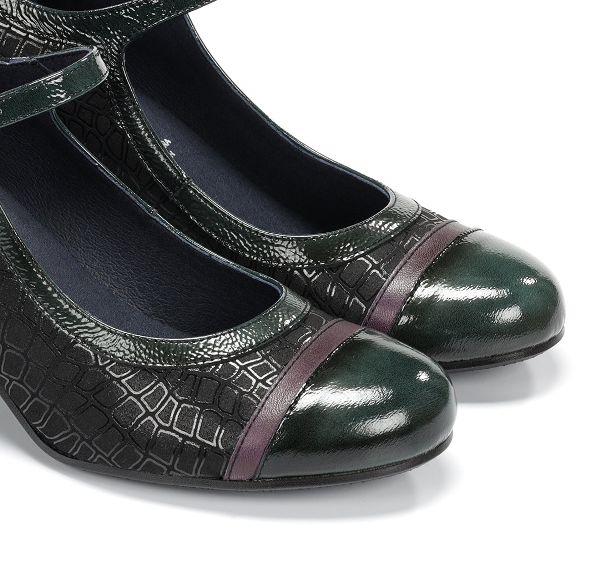 Dorking Rodin D8669 chaussures femme noir confort