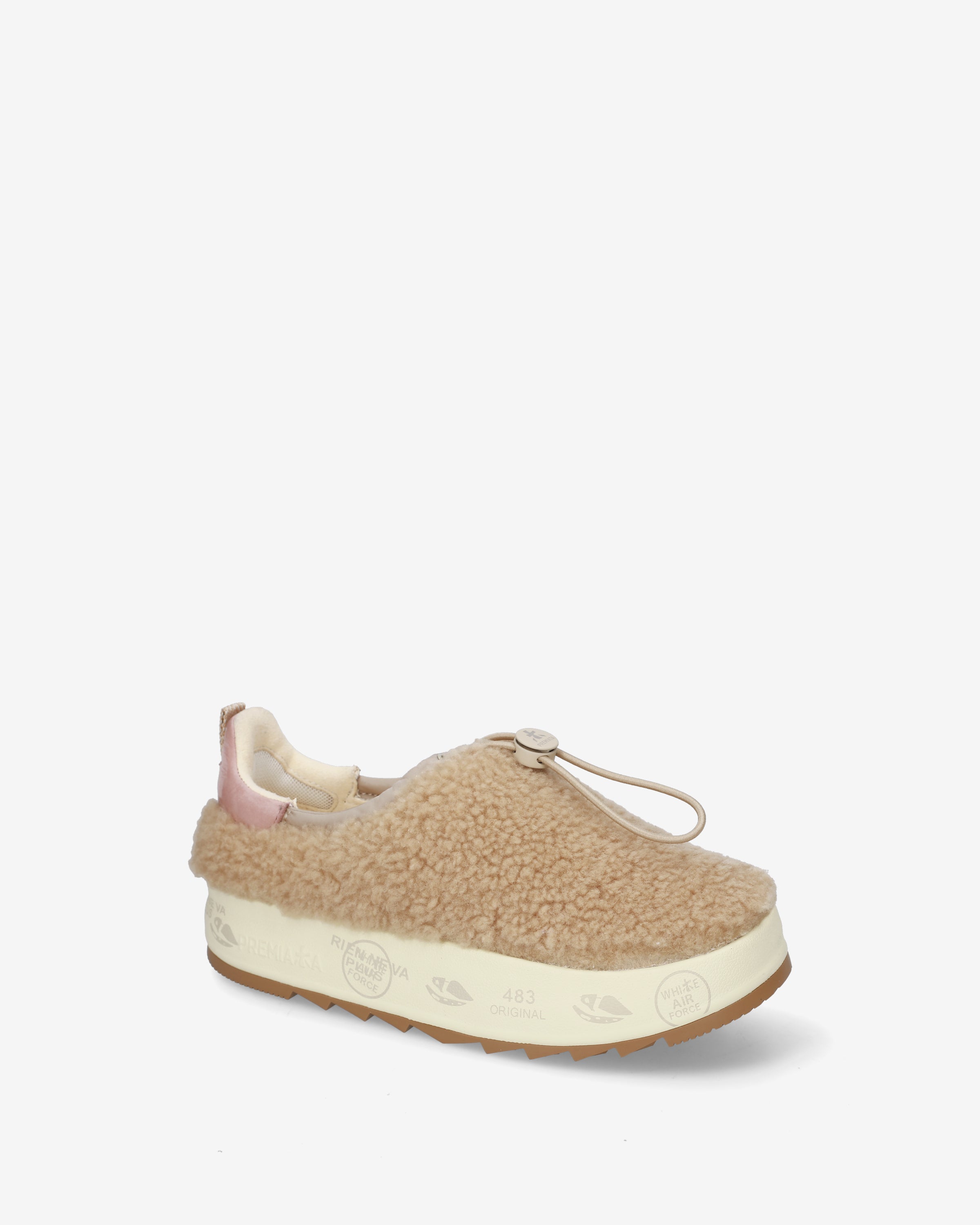 Premiata Puffyd 8684 baskets beige fourrées