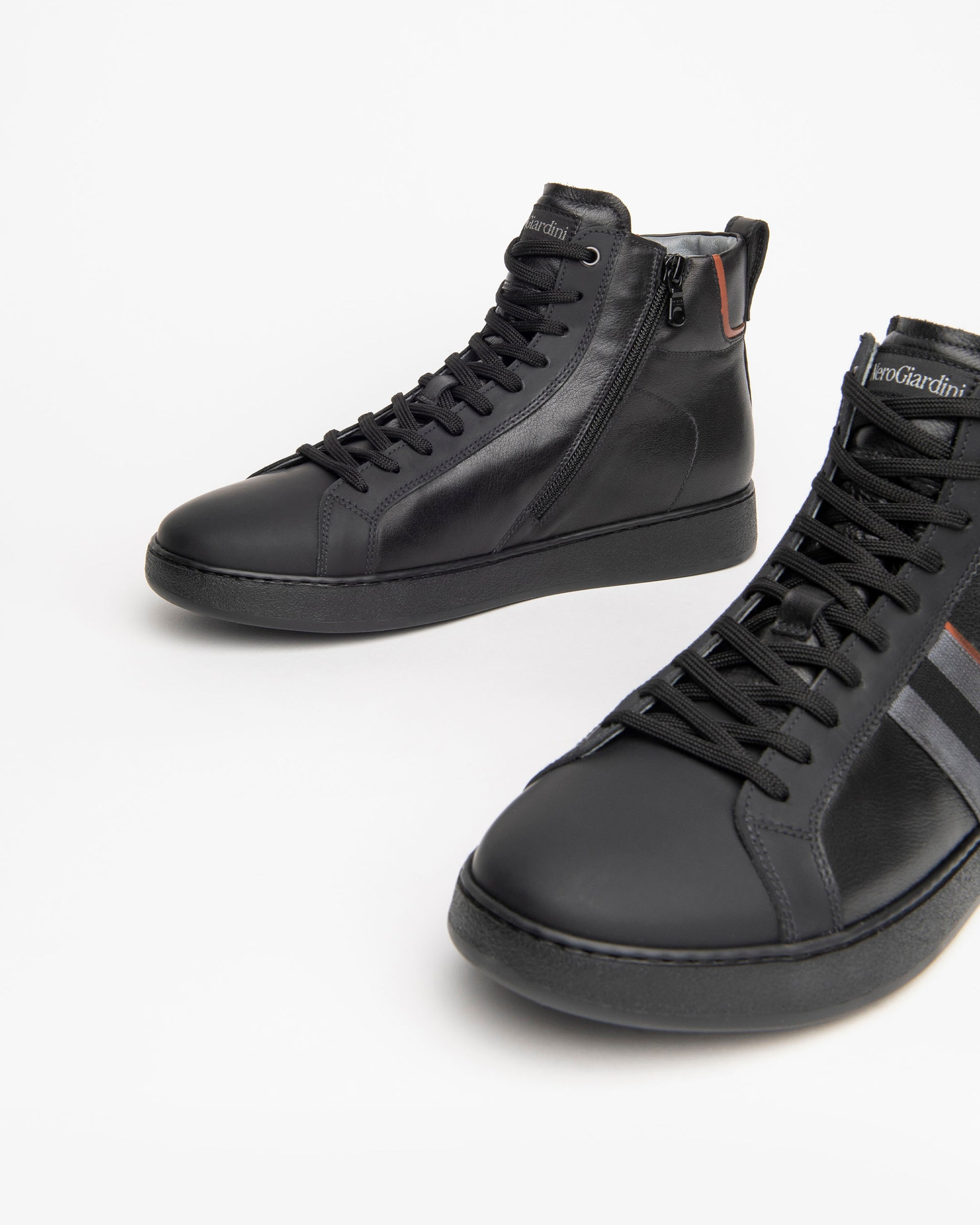 Nero Giardini Sneakers montantes cuir homme
