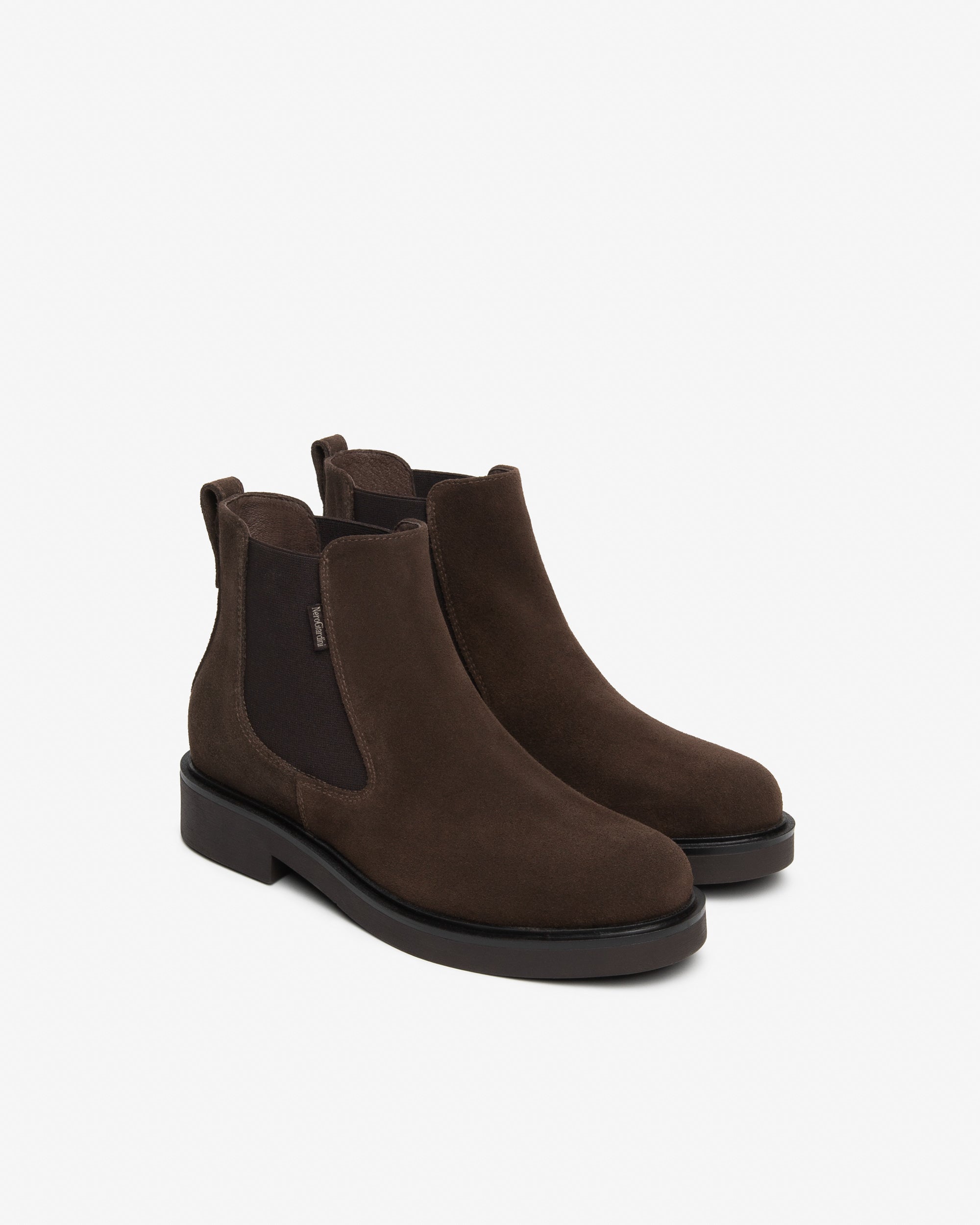 Nero Giardini Chelsea Boots bottines daim femme talon 35 mm
