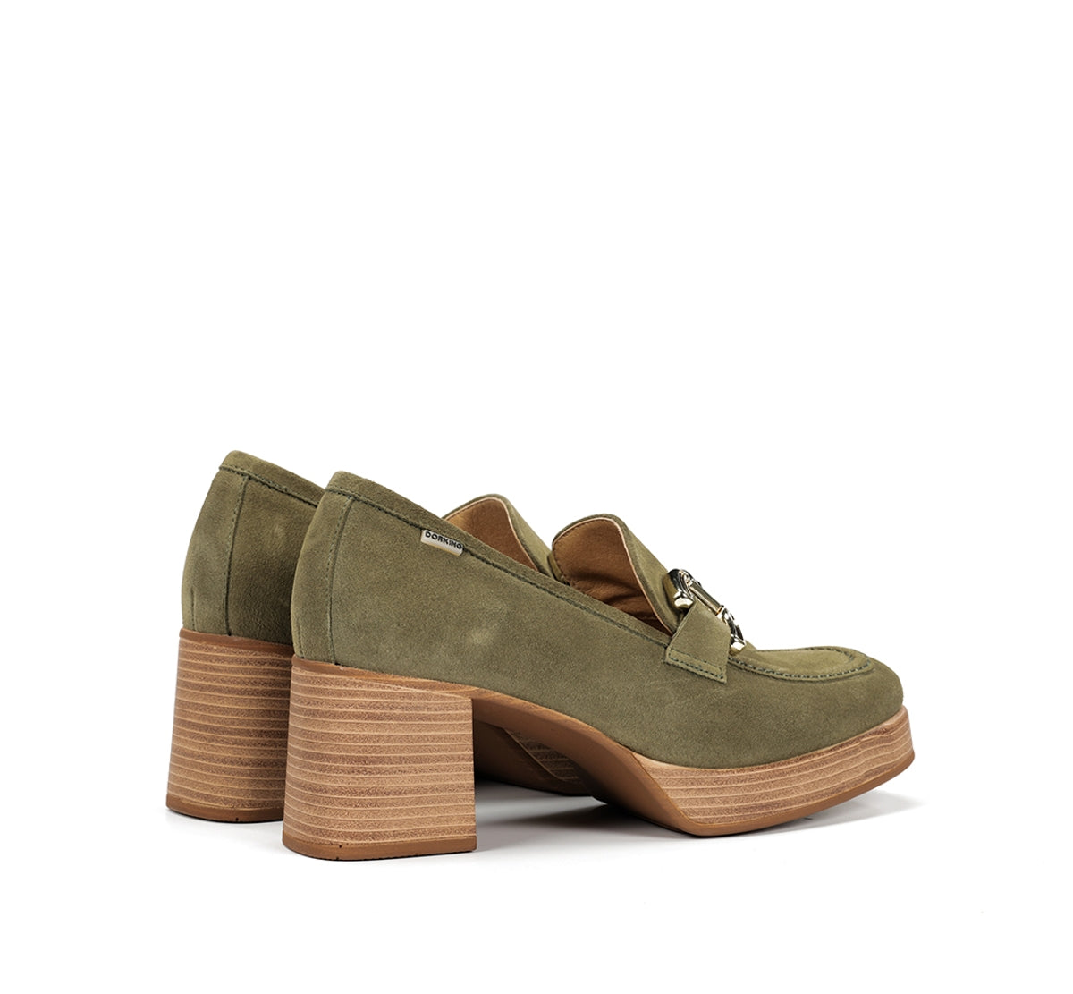 Dorking by Fluchos Cristel D9438 mocassin femme vert