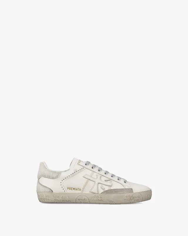 Premiata Stevend 7608 sneakers crème doré femme