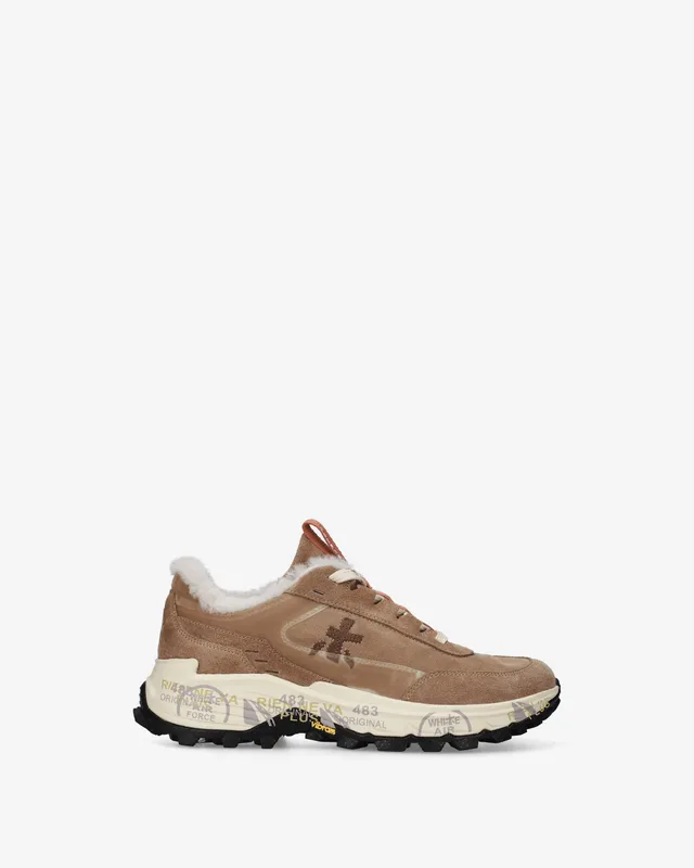 Premiata Devind 506M sneakers daim beige fourrées